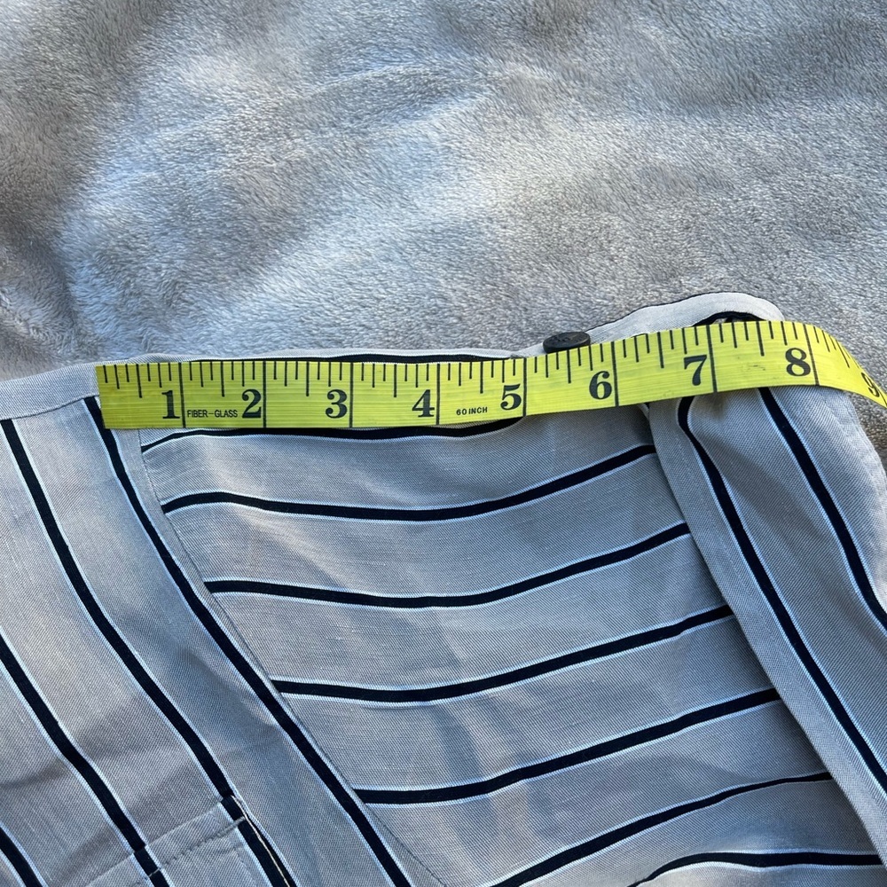 Rag & Bone Roxanne utility Dress linen blend belt 
Striped Beige Black SIZE S - Picture 15 of 16